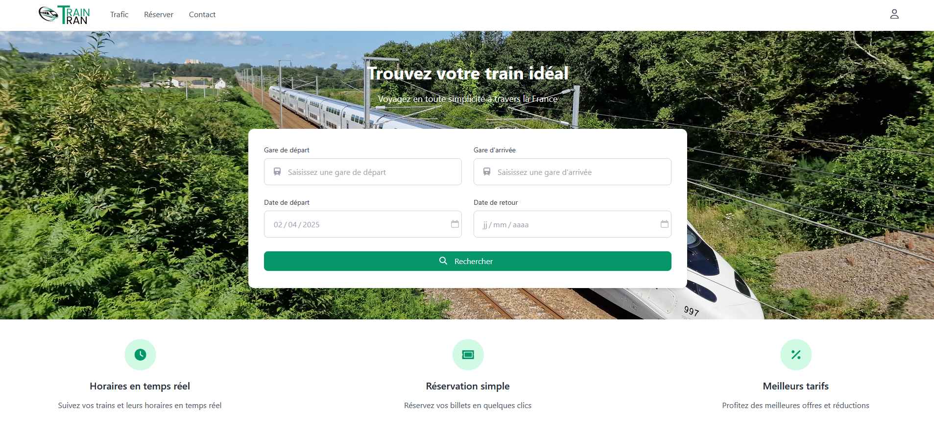 TrainTran - Capture d'écran 1